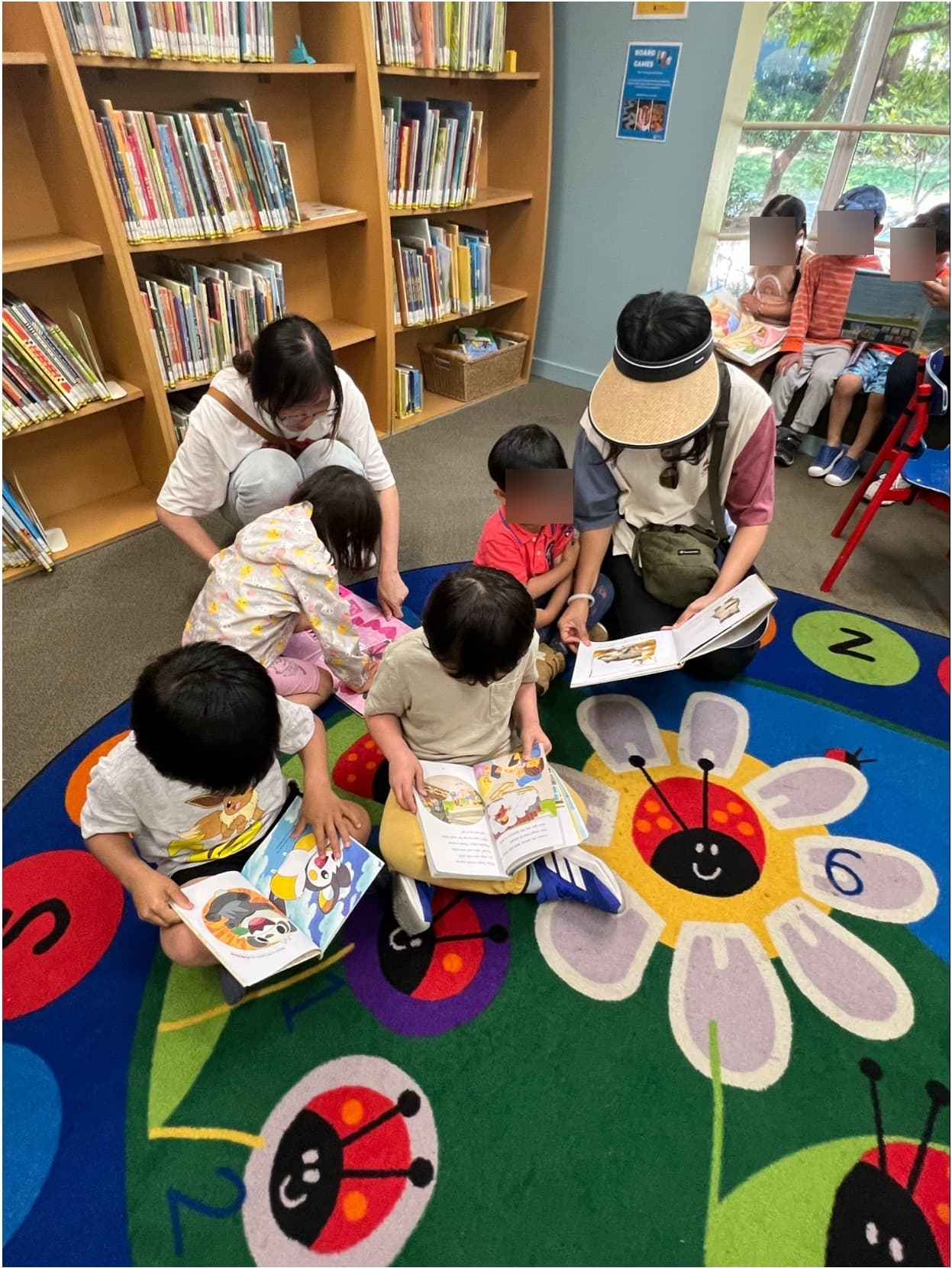 Children during circle time at Pioneer Daycare